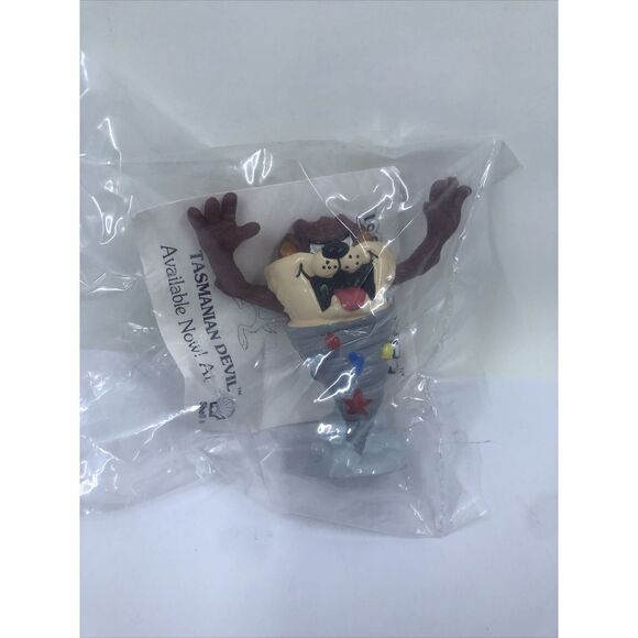 Looney Tunes Characters At Shell Gas Premium Tasmanian DevilToy. Sealed. Vintage - Picture 1 of 8
